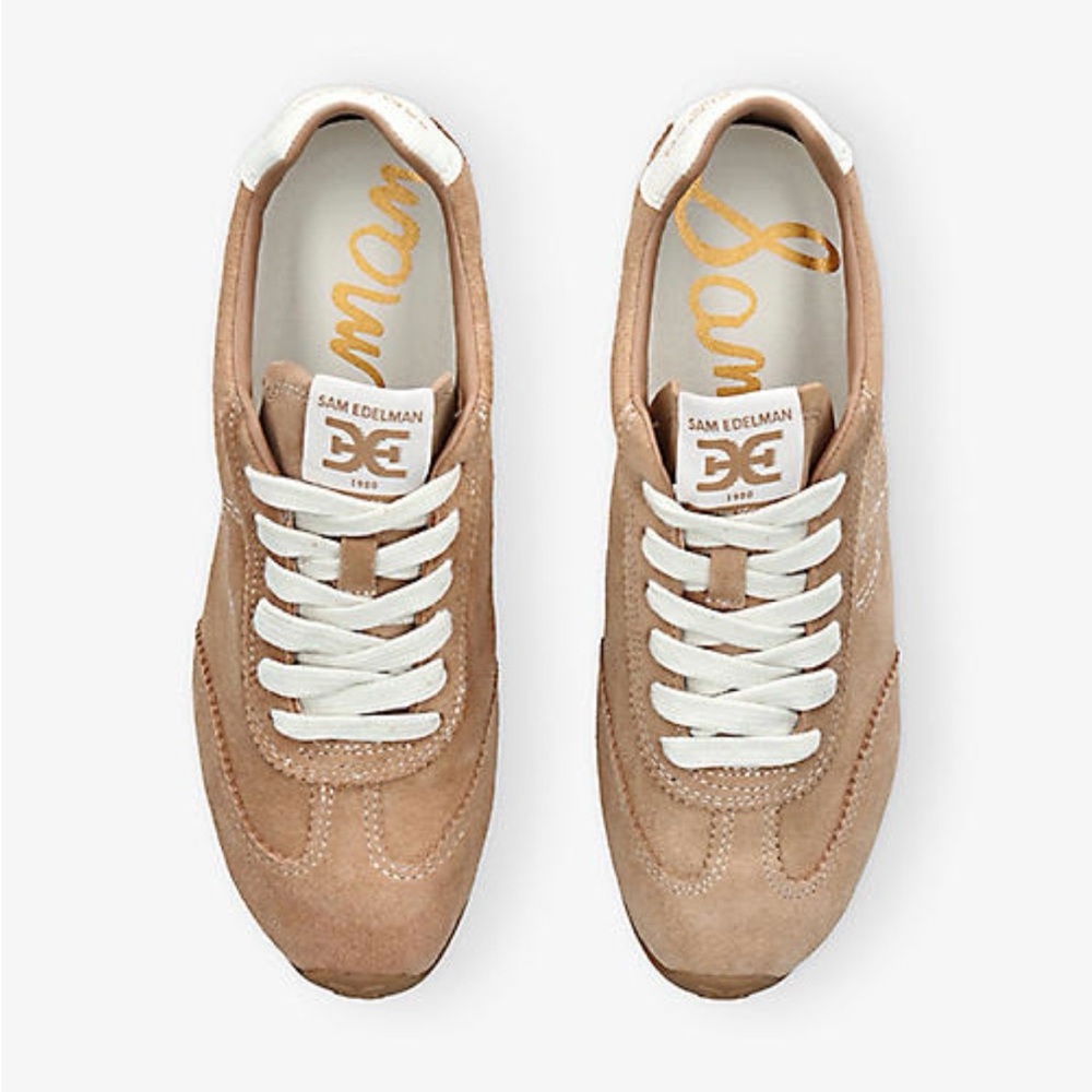 NWOB Sam Edelman Women's Isella tan sneakers! Size 9.5